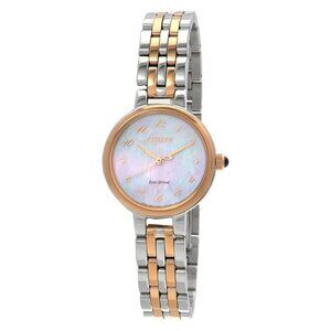 NWT Authentic Citizen L White Classic Eco-Drive Dial Women's Watch
